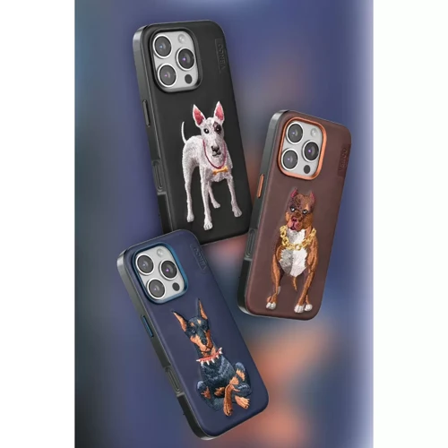 Venco İphone 16 Pro Perma Desenli Kapak - Lacivert