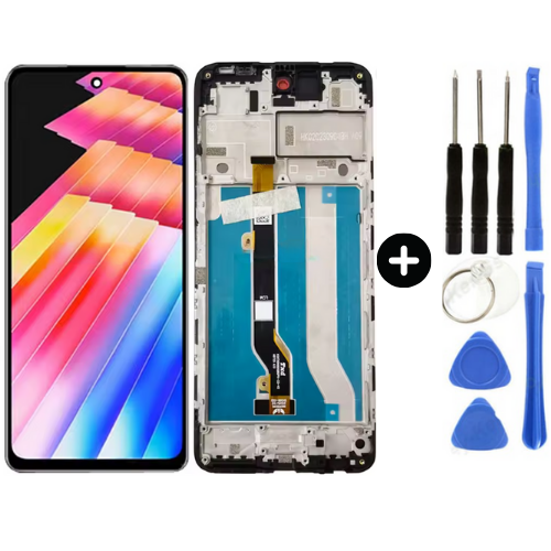 İnfinix Hot 30 X6831 Uyumlu Çıtalı OLED Lcd Ekran Dokunmatik + Tamir Seti