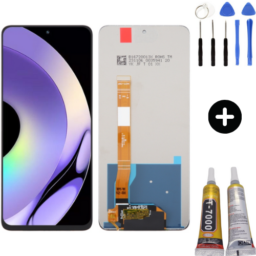 Oppo Realme 10 Pro 5G Rmx3660 Uyumlu A Kalite Lcd Ekran Dokunmatik + Montaj Seti