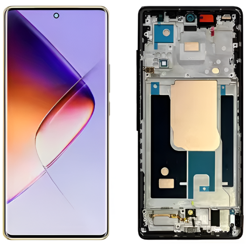 İnfinix Note 40 Pro 4G X6850 Uyumlu Çıtalı Servis Lcd Ekran Dokunmatik Siyah