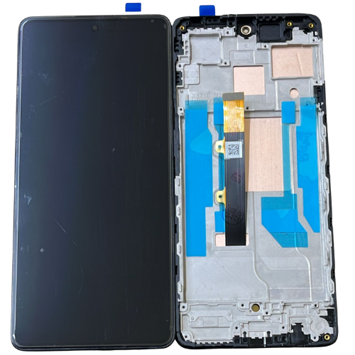 İnfinix Note 30 Vip X6710 Uyumlu Çıtalı Servis Lcd Ekran Dokunmatik Siyah