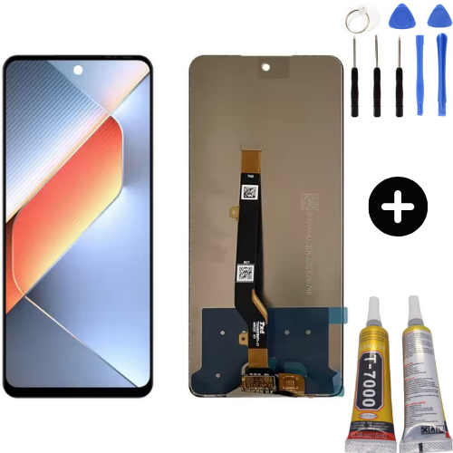 Tecno Pova 6 Neo Uyumlu Lcd Ekran Dokunmatik + Montaj Seti