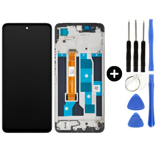 Oppo Realme C65 Rmx3910 Uyumlu Çıtalı Lcd Ekran Dokunmatik + Tamir Seti