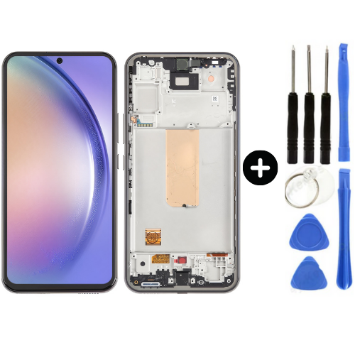 Samsung Galaxy A54 Sm-A546 Uyumlu Çıtalı Lcd Ekran Dokunmatik + Tamir Seti
