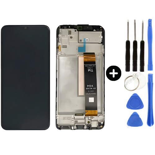 Samsung Galaxy M23 5G Sm-M236 Uyumlu Çıtalı Hk Lcd Ekran Dokunmatik + Tamir Seti