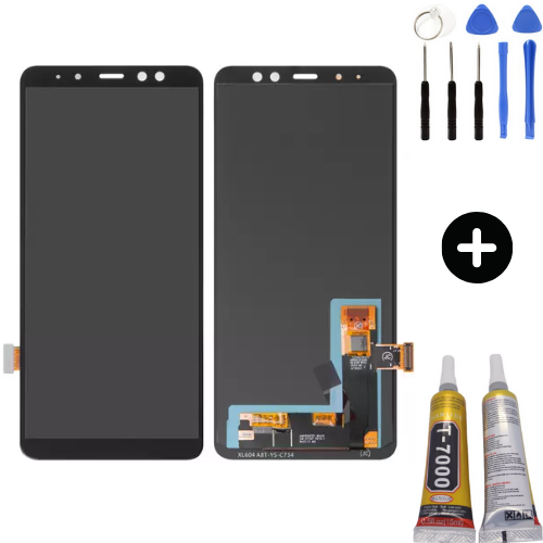 Samsung Galaxy A8 Plus Sm-A730 Uyumlu Servis Lcd Ekran Dokunmatik + Montaj Seti