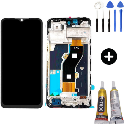 Tecno Smart 8 Pro X6525B Uyumlu Çıtalı Servis Lcd Ekran Dokunmatik + Montaj Seti