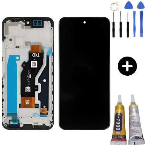 Tecno Spark 30C KL5 KL5N Uyumlu Çıtalı A Kalite Lcd Ekran Dokunmatik + Montaj Seti