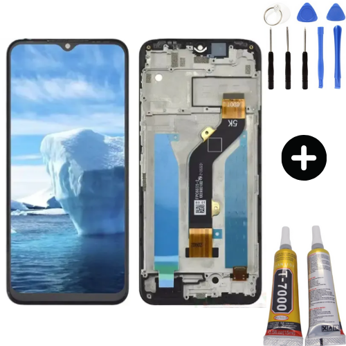 Tecno Spark 9T KH6 Uyumlu Çıtalı A Kalite Lcd Ekran Dokunmatik + Montaj Seti