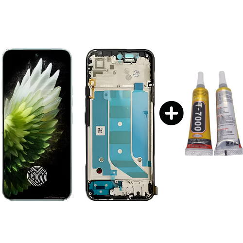 Tecno Spark 40 Pro KM6 Uyumlu Çıtalı HK Lcd Ekran Dokunmatik + B7000
