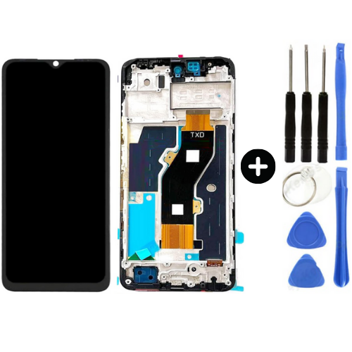 Tecno Smart 8 Pro X6525B Uyumlu Çıtalı HK Lcd Ekran Dokunmatik + Tamir Seti