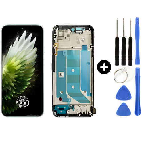 Tecno Spark 40 Pro KM6 Uyumlu Çıtalı Servis Lcd Ekran Dokunmatik + Tamir Seti