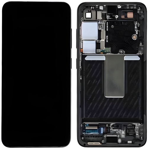 Samsung Galaxy S24 Sm-S921 Uyumlu Çıtalı Servis Lcd Ekran Dokunmatik Siyah