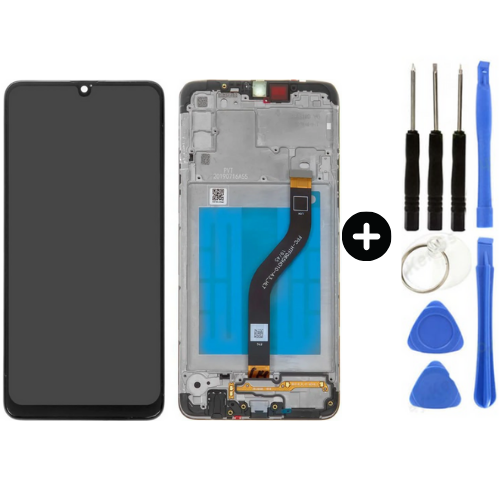 Samsung Galaxy A20S Sm-A207 Uyumlu Çıtalı Servis Lcd Ekran Dokunmatik + Tamir Seti