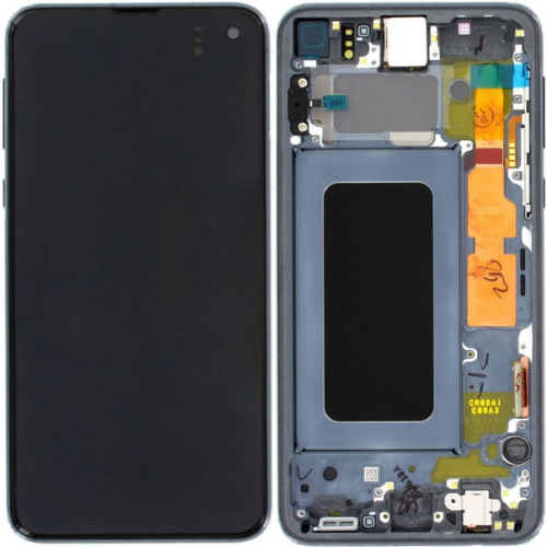 Samsung Galaxy S10E Sm-G970 Uyumlu Çıtalı Hk Lcd Ekran Dokunmatik Siyah