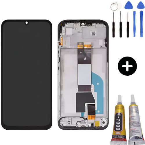 Xiaomi Redmi 15C 25078Ra3Ea Uyumlu Çıtalı A Kalite Lcd Ekran Dokunmatik + Montaj Seti