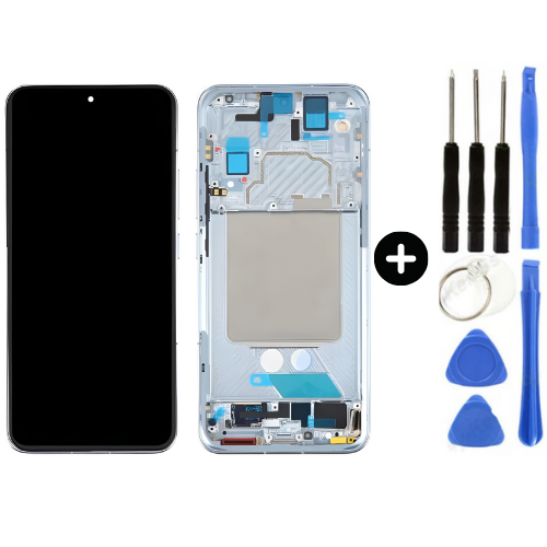 Xiaomi Mi 13 2211133C 2211133G Uyumlu Çıtalı Oled Lcd Ekran Dokunmatik Mavi + Tamir Seti