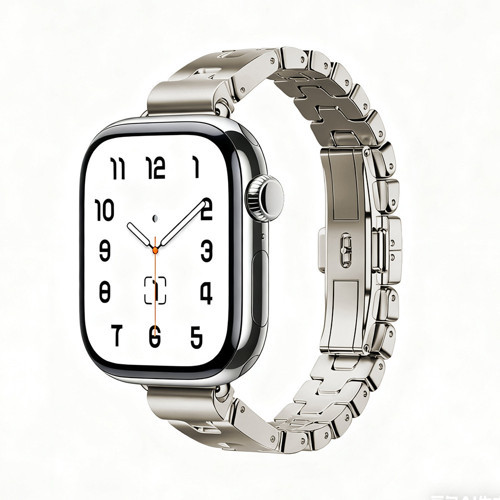Apple Watch Ultra 49Mm Uyumlu Kordon Modern Şık Tasarım Starlight