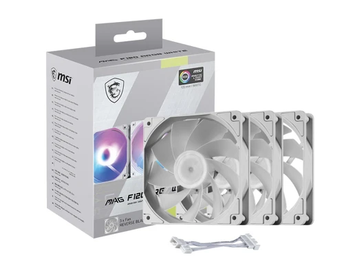 MAG F120 ARGB WHITE-3RW 120mm ARGB Beyaz Kasa Fanı