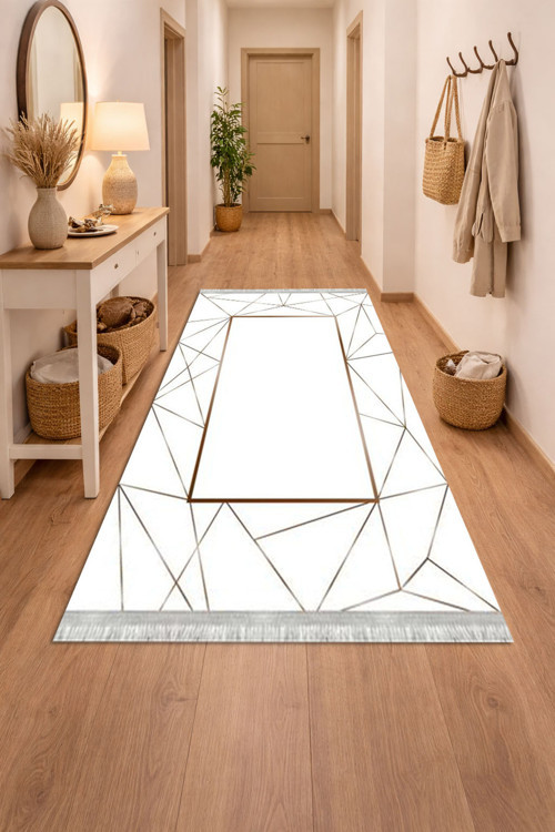 Dokuma taban Kaymaz Dijital Baskılı Yıkanabilir Leke Tutmayan Salon Halısı Yolluk