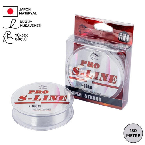 Hayalet Olta Misinası - Japon Materyal - 150 Metre - Pro S-Line - 0,18mm