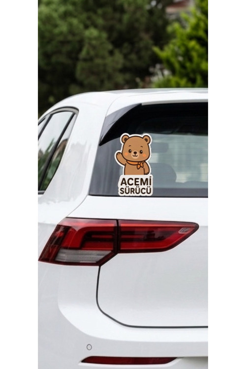 Acemi sürücü Oto Sticker