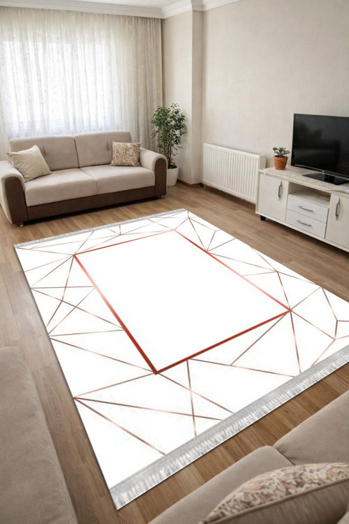 Dokuma taban Kaymaz Dijital Baskılı Yıkanabilir Leke Tutmayan Salon Halısı Yolluk
