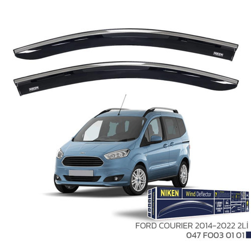 Ford Courier Niken Kromlu Cam Rüzgarlığı 2li Set 2014 2022
