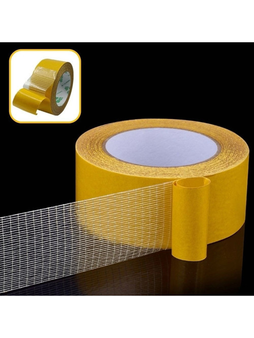 ® Fiber Örgülü Güçlendirilmiş Çift Taraflı Bant 5cm x 10 mt