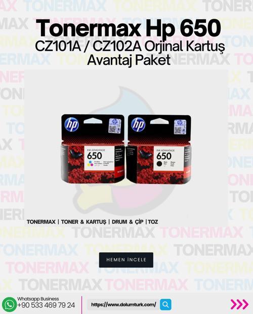 Deskjet 4645 Kartuş CZ101A / CZ102A Kartuş ( Seçenekli )