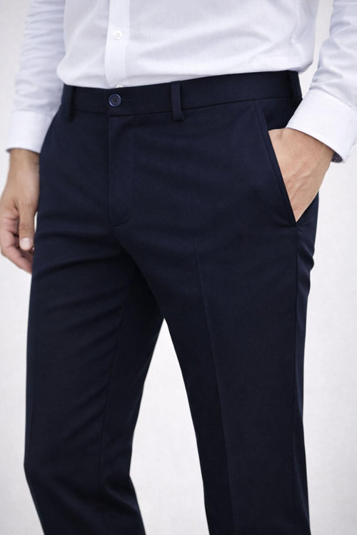 Caserta Regular Fit Erkek Armürlü Keten Pantolon - 7635