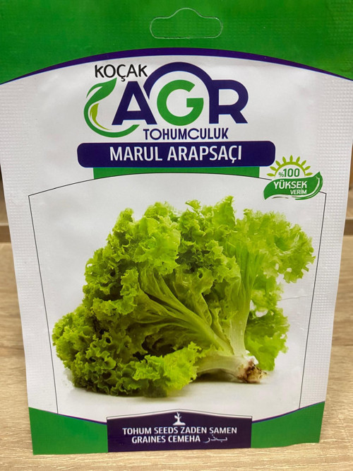 Agr Kıvırcık Marul Arapsaçı Tohumu 3 Gr