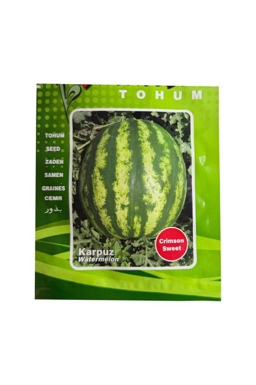 Crimson Sweet Karpuz Tohumu 10 Gram - Hasan Bey Kavunu Tohumu 10 Gram