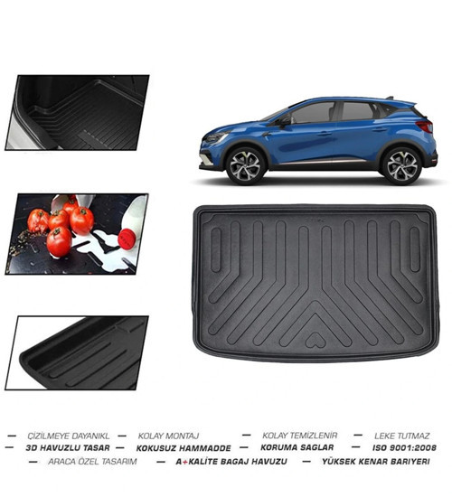 Renault Captur Üst Bagaj 2020 Model Bagaj Havuzu