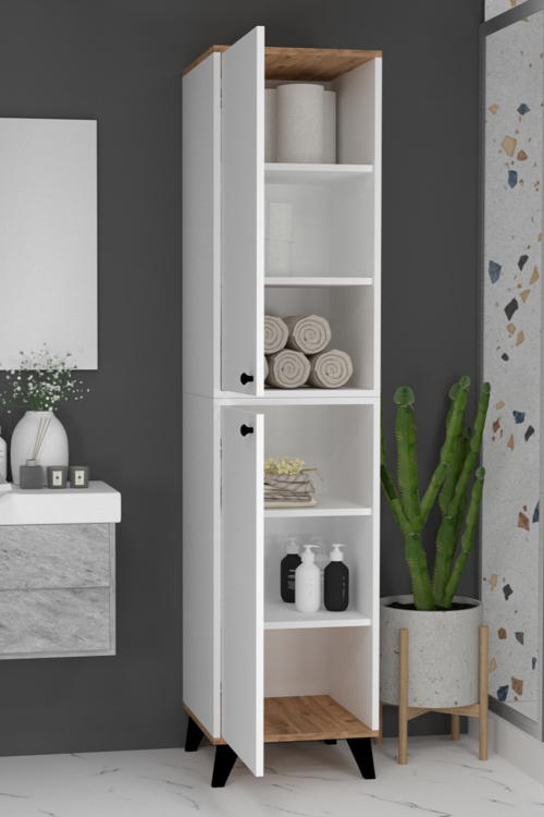 Balım İki Kapaklı Modern Banyo Dolabı