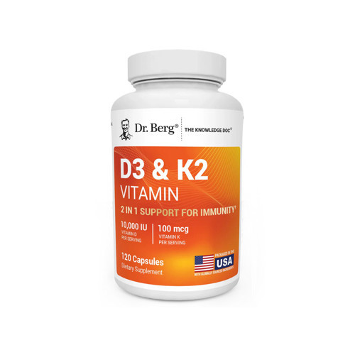 DR.BERG D3 & K2 Vitamin 120 KAPSÜL