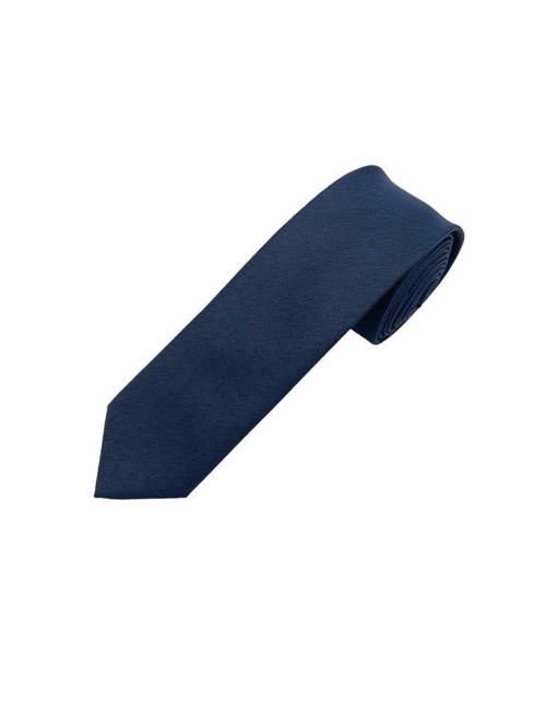 5 Cm Lacivert Desenli Slim Kravat