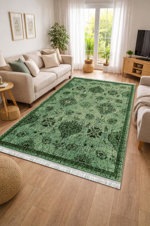 Dokuma taban Kaymaz Dijital Baskılı Yıkanabilir Leke Tutmayan Salon Halısı Yolluk