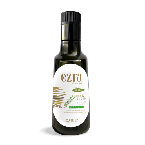 Soğuk Sıkım Naturel Erken Hasat 250 ml Kekikli Zeytinyağı