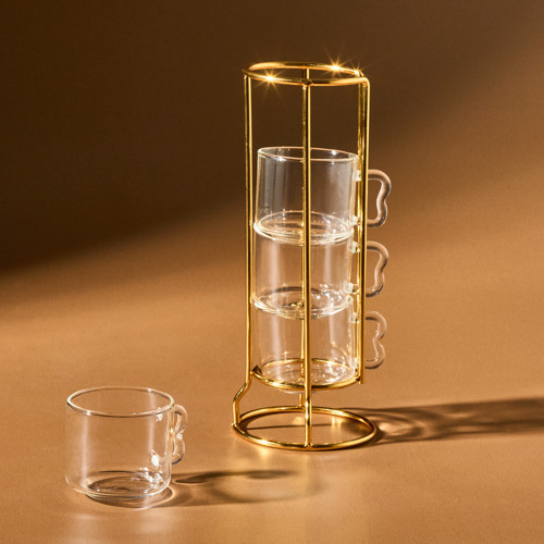 Kendal 4 Kişilik Standlı Kahve Fincanı 100 ml