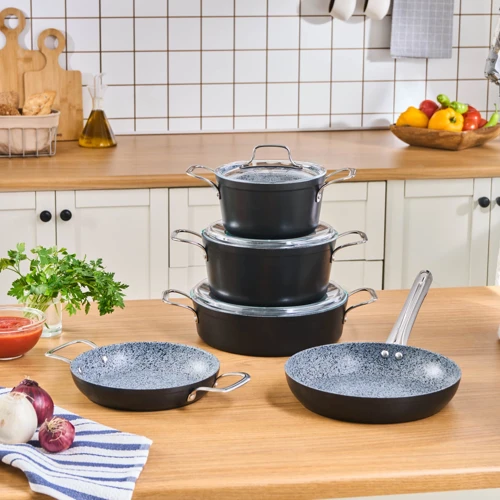 Biogranit Power Inox 8 Parça Tencere Seti