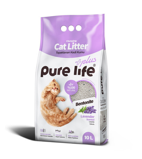 PLUS LAVANTALI KEDİ KUMU 10 LT