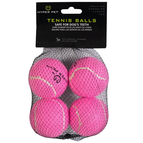 4'lü Pembe Tenis Topu Orta 6.5 Cm