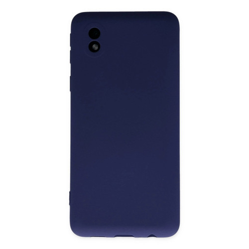 Samsung Galaxy A01 Core Kılıf Nano İçi Kadife Silikon - Lacivert