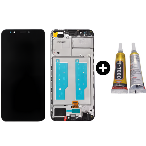 Huawei Honor 7C Lnd-Al30 Lnd-Al40 Aum-L41 Lnd-L29 Uyumlu Çıtalı Servis Lcd Ekran Dokunmatik + B7000