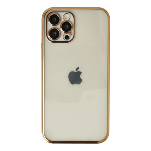 Apple İphone 12 Pro Max Kılıf Razer Lensli Silikon - Gold