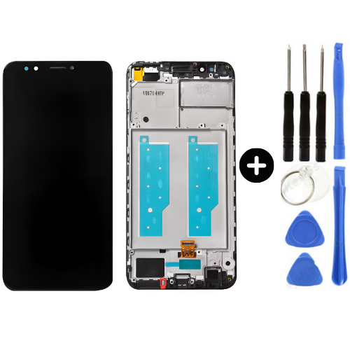 Huawei Honor 7C Lnd-Al30 Lnd-Al40 Aum-L41 Lnd-L29 Uyumlu Çıtalı Servis Lcd Ekran Dokunmatik + Tamir Seti