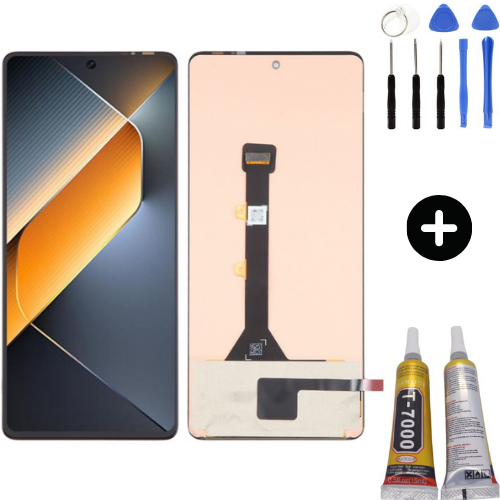 Tecno Pova 6 Neo Uyumlu OLED Lcd Ekran Dokunmatik + Montaj Seti