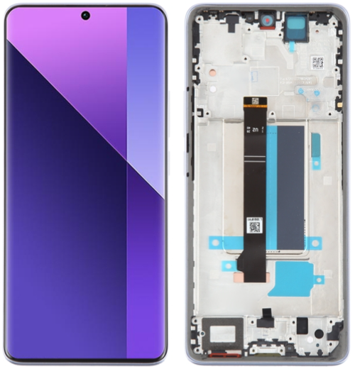 Xiaomi Redmi Note 13 Pro Plus 5G Uyumlu Çıtalı Tft Lcd Ekran Dokunmatik Mor