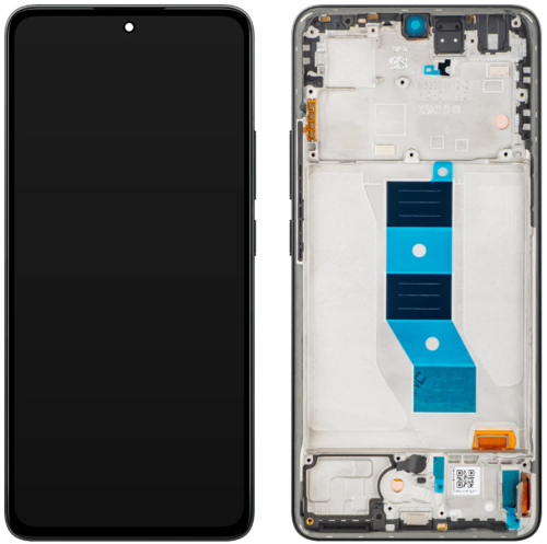 Xiaomi Pocophone Poco M7 Pro 5G Uyumlu Çıtalı Servis Lcd Ekran Dokunmatik Siyah